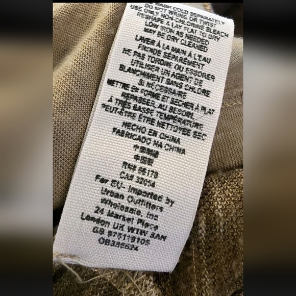 Free People Ruched Knit Dress Brown Cowl Neck Long Sleeve Women’s Large BOHO - Picture 5 of 6